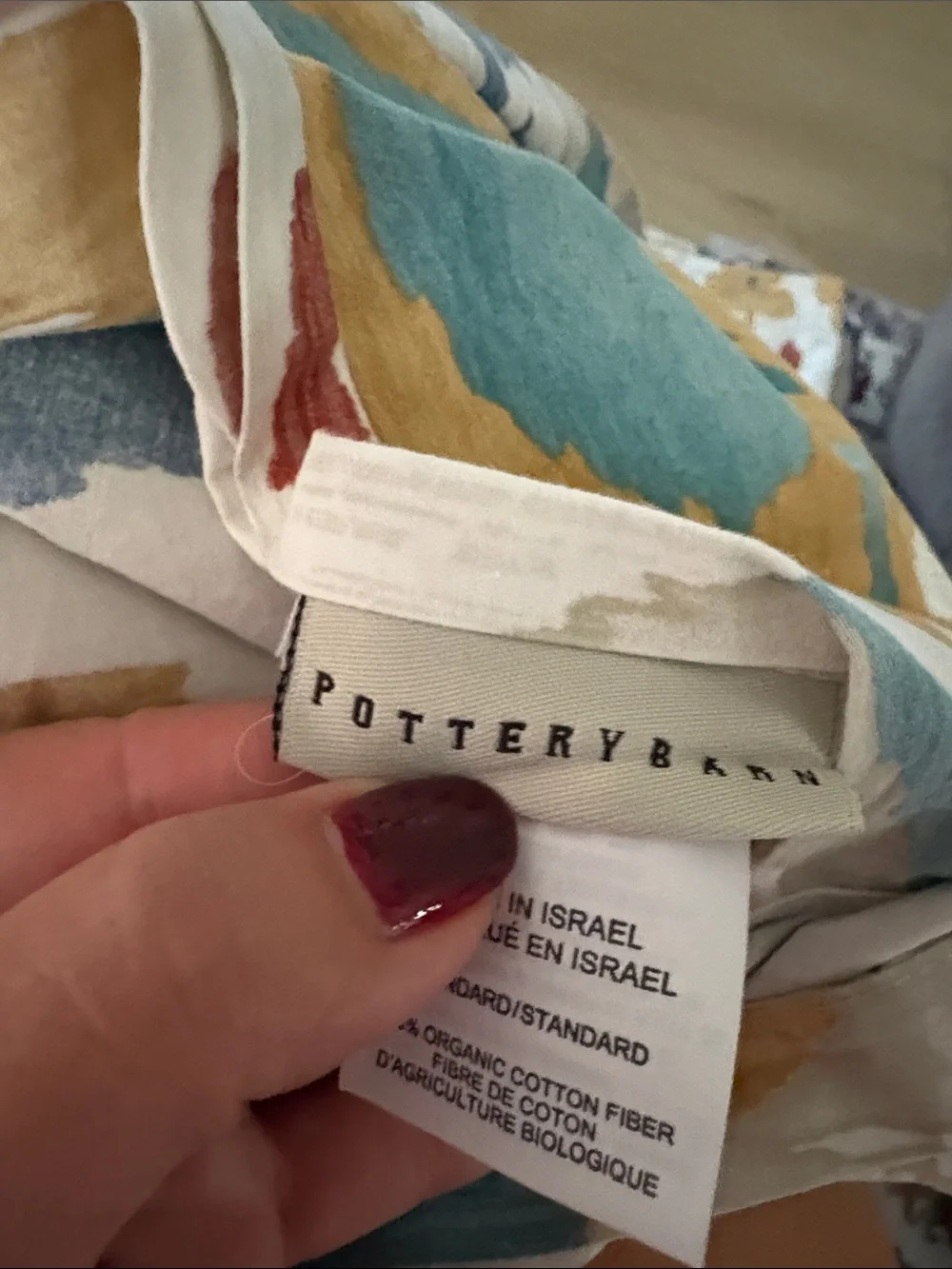 Pottery Barn included king